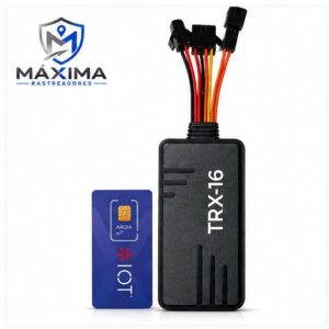Rastreador Veicular TRX-16 4G com Chip M2M + Bloqueio